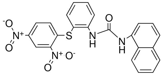 1-(2-(2,4-DINITROPHENYLTHIO)PHENYL)-3-(1-NAPHTHYL)UREA