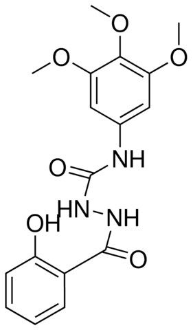 1-(2-HYDROXYBENZOYL)-4-(3,4,5-TRIMETHOXYPHENYL)SEMICARBAZIDE