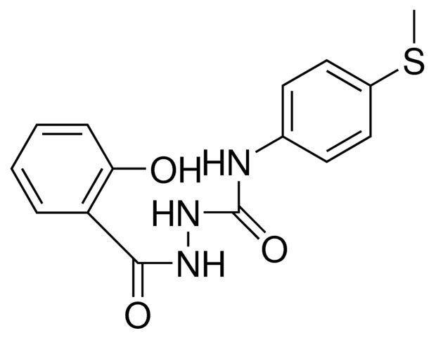 1-(2-HYDROXYBENZOYL)-4-(4-(METHYLTHIO)PHENYL)SEMICARBAZIDE