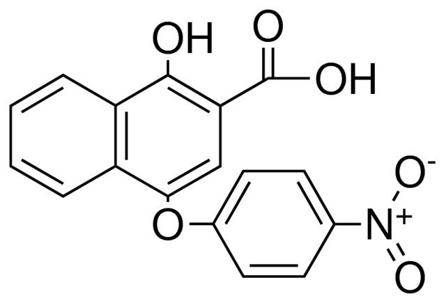 1-HYDROXY-4-(4-NITROPHENOXY)-2-NAPHTHOIC ACID