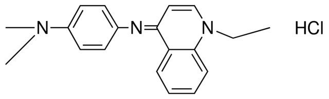 1,4-DIHYDRO-4-(4-(DIMETHYLAMINO)PHENYLIMINO)-1-ETHYLQUINOLINE HYDROCHLORIDE