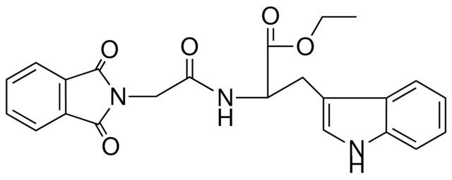 2-(2-(1,3-DIOXO-ISOINDOL-YL)-ACETYLAMINO)-3-(INDOL-3-YL)-PROPIONIC ACID ET ESTER