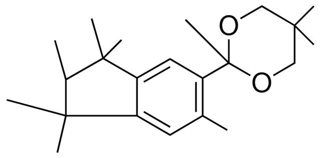 2-(1,1,2,3,3,6-HEXAMETHYL-INDAN-5-YL)-2,5,5-TRIMETHYL-(1,3)DIOXANE