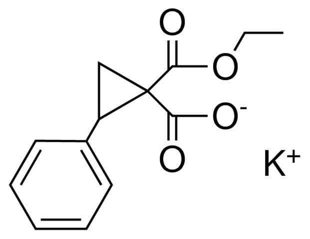 ETHYL 1-CARBOXY-2-PHENYL-1-CYCLOPROPANECARBOXYLATE, POTASSIUM SALT