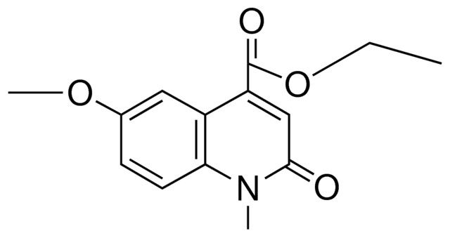 ETHYL 1,2-DIHYDRO-6-METHOXY-1-METHYL-2-OXO-4-QUINOLINECARBOXYLATE