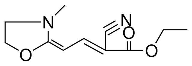 ETHYL 2-CYANO-4-(3-METHYL-2-OXAZOLIDINYLIDENE)-2-BUTENOATE