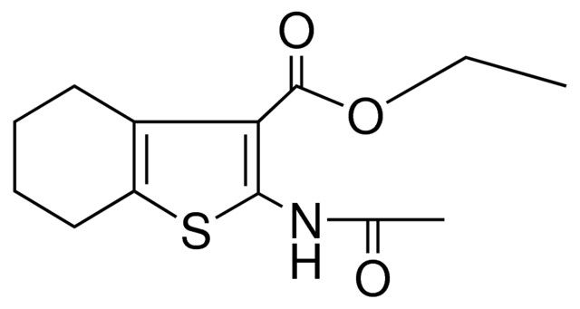 ETHYL 2-ACETAMIDO-4,5,6,7-TETRAHYDROBENZO(B)THIOPHENE-3-CARBOXYLATE