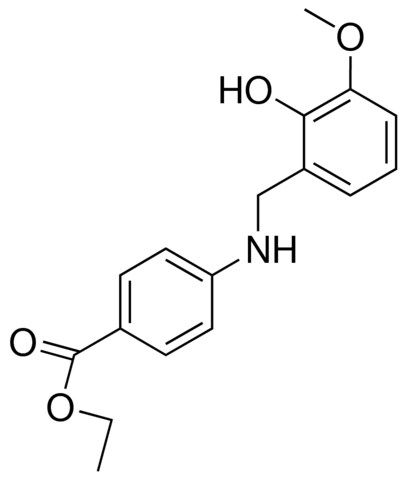 ETHYL 4-(2-HYDROXY-3-METHOXYBENZYLAMINO)BENZOATE