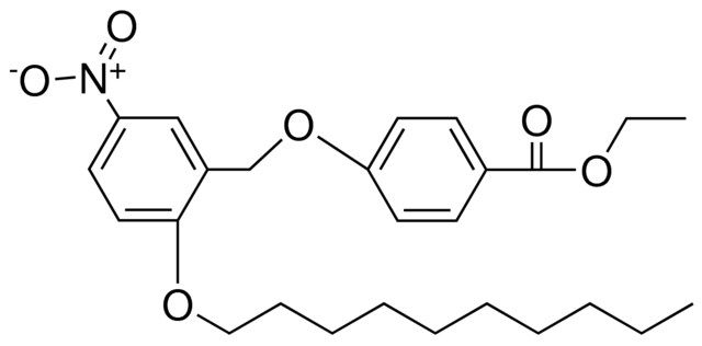 ETHYL 4-(2-DECYLOXY-5-NITROBENZYLOXY)BENZOATE