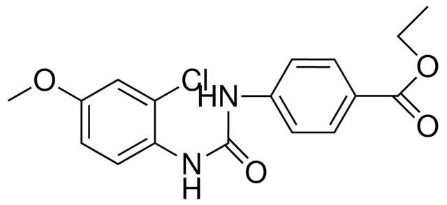 ETHYL 4-(3-(2-CHLORO-4-METHOXYPHENYL)UREIDO)BENZOATE