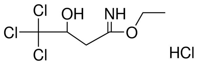 ETHYL 3-HYDROXY-4,4,4-TRICHLOROBUTYRIMIDATE HYDROCHLORIDE