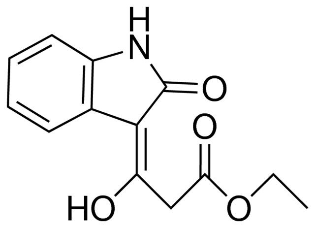 ETHYL 3-HYDROXY-3-(2-OXO-3-INDOLINYLIDENE)PROPIONATE