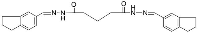 GLUTARIC ACID (5-INDANYLMETHYLENE)-HYDRAZIDE