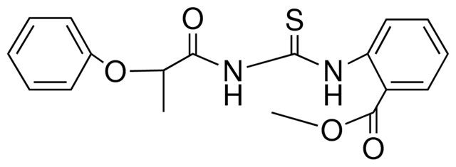 METHYL 2-(3-(2-PHENOXYPROPIONYL)-2-THIOUREIDO)BENZOATE