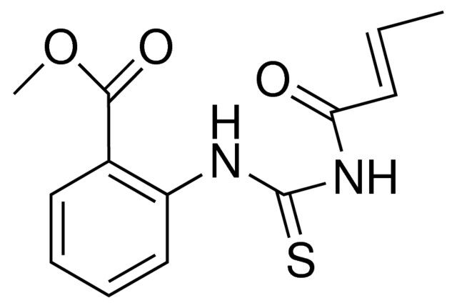 METHYL 2-(3-(2-BUTENOYL)-2-THIOUREIDO)BENZOATE