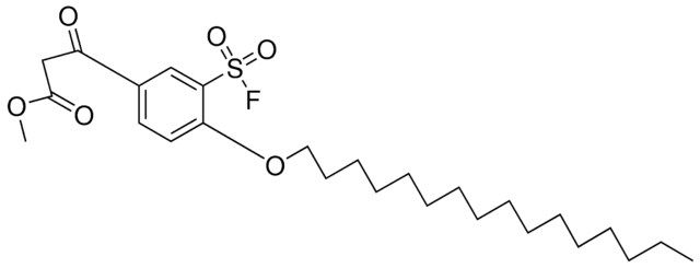 METHYL 2-(3-FLUOROSULFONYL-4-(HEXADECYLOXY)BENZOYL)ACETATE