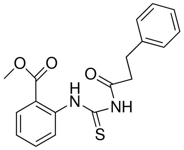 METHYL 2-(3-(3-PHENYLPROPIONYL)-2-THIOUREIDO)BENZOATE