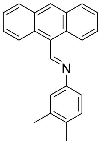 N-(9-ANTHRACENYLMETHYLENE)-3,4-XYLIDINE