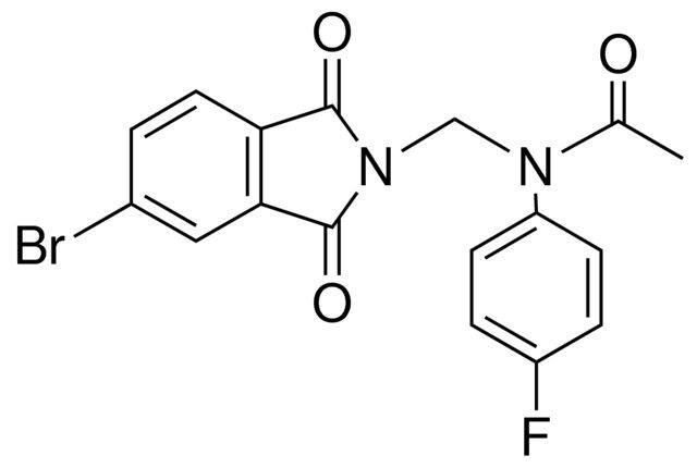 N-(5-BR-1,3-DIOXO-1,3-DIHYDRO-ISOINDOL-2-YLMETHYL)-N-(4-FLUORO-PHENYL)-ACETAMIDE