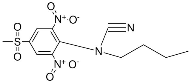 N-BUTYL-N-CYANO-2,6-DINITRO-4-(METHYLSULFONYL)ANILINE