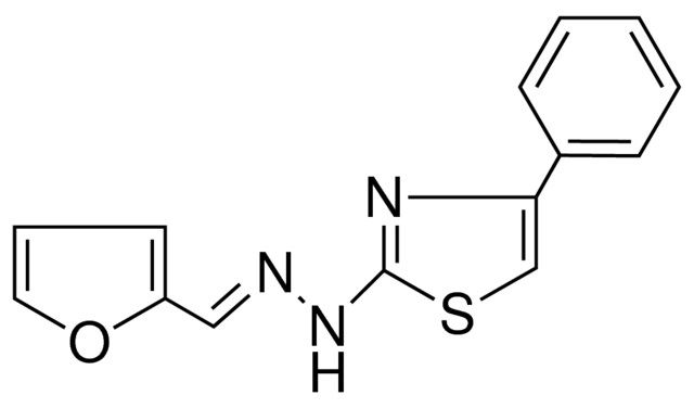 N-FURAN-2-YLMETHYLENE-N'-(4-PHENYL-THIAZOL-2-YL)-HYDRAZINE