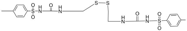 N,N'-BIS-(PARA-TOLYLSULFONYLCARBAMOYL)-CYSTAMINE