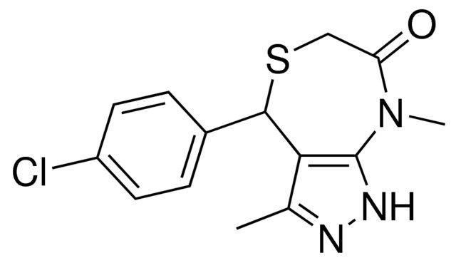 4-(4-CHLOROPHENYL)-DIHYDRO-DIMETHYL-1H-PYRAZOLO(3,4-E)(1,4)THIAZEPIN-7(6H)-ONE