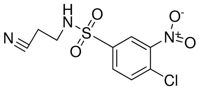 4-CHLORO-N-(2-CYANOETHYL)-3-NITROBENZENESULFONAMIDE