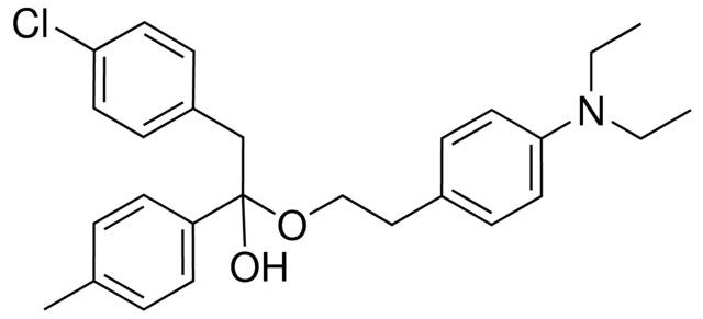 4-CHLORO-ALPHA-(2-(4-DIETHYLAMINO-PH)ETHOXY)-ALPHA-(P-TOLYL)-PHENETHYL ALCOHOL