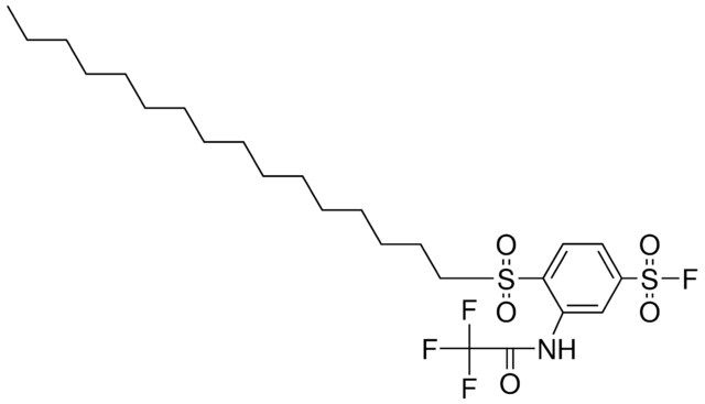 4-HEXADECYLSULFONYL-N-(TRIFLUOROACETYL)-METANILYL FLUORIDE