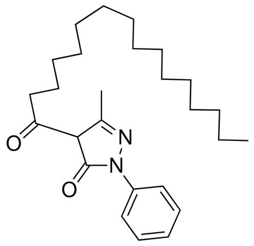 4-HEXADECANOYL-3-METHYL-1-PHENYL-2-PYRAZOLIN-5-ONE