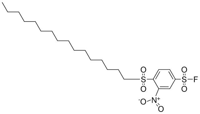 4-HEXADECYLSULFONYL-3-NITROBENZENESULFONYL FLUORIDE