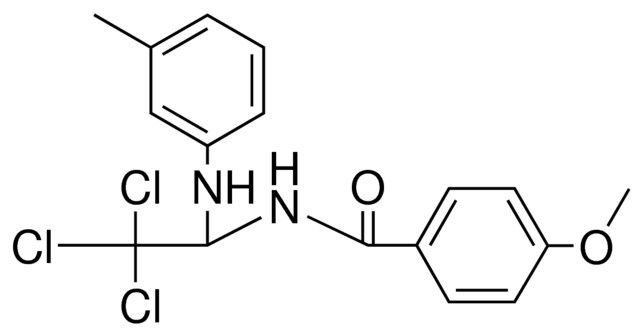 4-METHOXY-N-(2,2,2-TRICHLORO-1-M-TOLYLAMINO-ETHYL)-BENZAMIDE