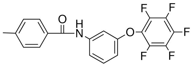 4-METHYL-N-(3-(2,3,4,5,6-PENTAFLUORO-PHENOXY)-PHENYL)-BENZAMIDE