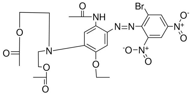 5'-(BIS(2-ACETOXYETHYL)AMINO)-2'-(2-BROMO4,6DINITROPHENYLAZO)4'ETHOXYACETANILIDE