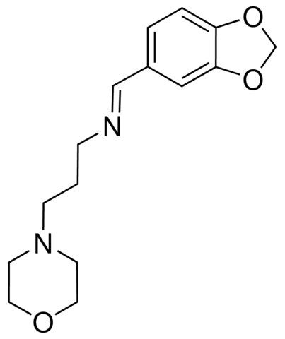 5-(3-(MORPHOLINO)PROPYLIMINOMETHYL)-1,3-BENZODIOXOLE