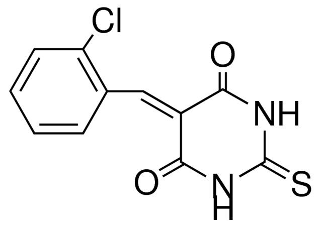 5-(2-CHLORO-BENZYLIDENE)-2-THIOXO-DIHYDRO-PYRIMIDINE-4,6-DIONE