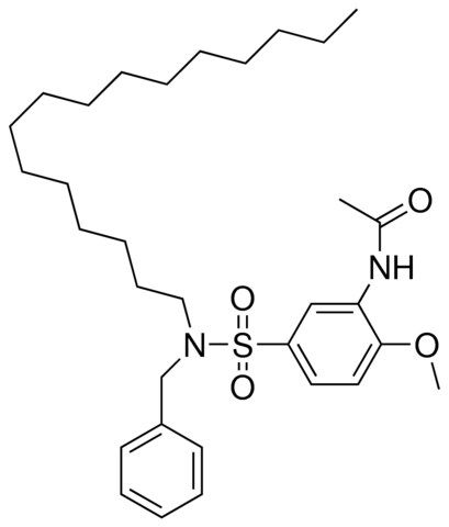 5'-(N-BENZYL-N-HEXADECYLSULFAMOYL)-O-ACETANISIDIDE