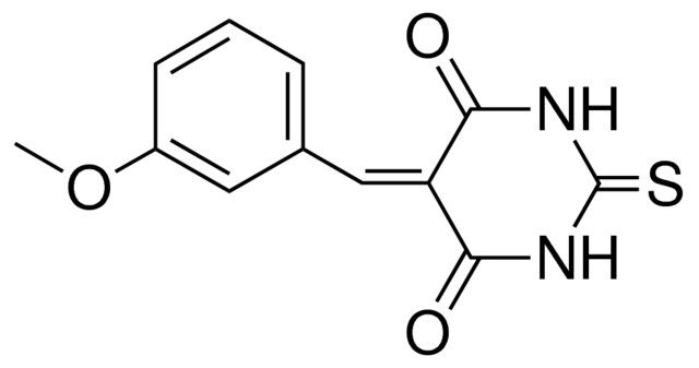 5-(3-METHOXY-BENZYLIDENE)-2-THIOXO-DIHYDRO-PYRIMIDINE-4,6-DIONE