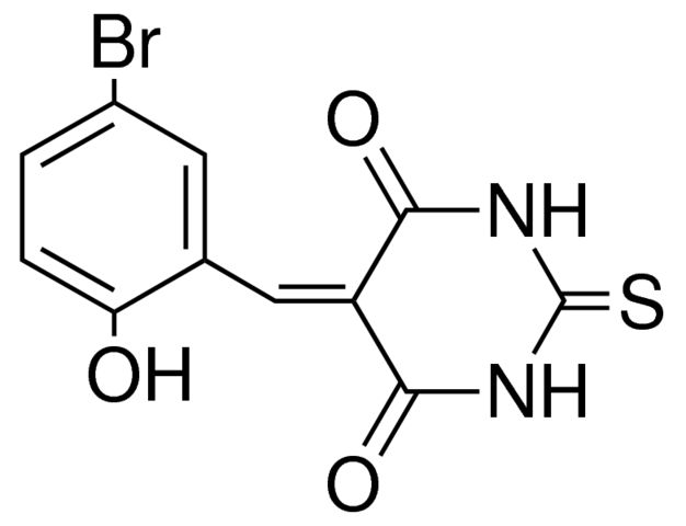 5-(5-BROMO-2-HYDROXY-BENZYLIDENE)-2-THIOXO-DIHYDRO-PYRIMIDINE-4,6-DIONE