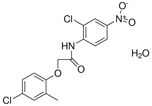 2'-CHLORO-2-(4-CHLORO-2-METHYLPHENOXY)-4'-NITROACETANILIDE MONOHYDRATE