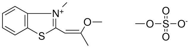 2-[(1Z)-2-METHOXY-1-PROPENYL]-3-METHYL-1,3-BENZOTHIAZOL-3-IUM METHYL SULFATE