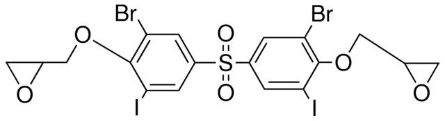 2-[(2-BROMO-4-{[3-BROMO-5-IODO-4-(2-OXIRANYLMETHOXY)PHENYL]SULFONYL}-6-IODOPHENOXY)METHYL]OXIRANE