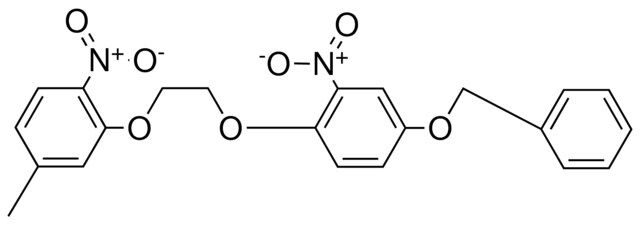 2-{2-[4-(BENZYLOXY)-2-NITROPHENOXY]ETHOXY}-4-METHYL-1-NITROBENZENE