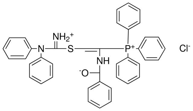 {[2-{[(DIPHENYLAMINO)(IMINIO)METHYL]SULFANYL}-1-(TRIPHENYLPHOSPHONIO)VINYL]AMINO}(PHENYL)METHANOLATE CHLORIDE