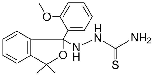 2-[1-(2-METHOXYPHENYL)-3,3-DIMETHYL-1,3-DIHYDRO-2-BENZOFURAN-1-YL]HYDRAZINECARBOTHIOAMIDE