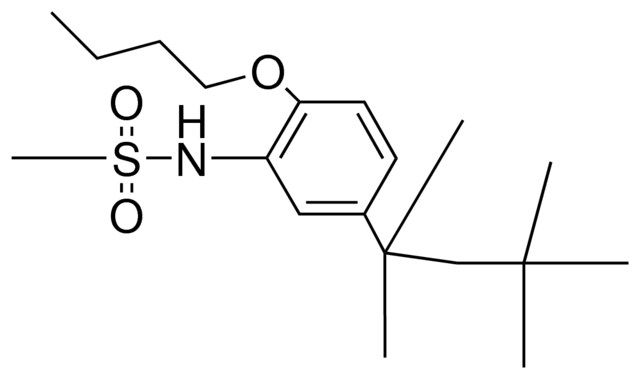 2'-BUTOXY-5'-TERT-OCTYLMETHANESULFONANILIDE