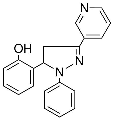 2-(2-PHENYL-5-PYRIDIN-3-YL-3,4-DIHYDRO-2H-PYRAZOL-3-YL)-PHENOL