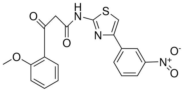 2-(2-METHOXYBENZOYL)-N-(3-(3-NITROPHENYL)-2-THIAZOLYL)ACETAMIDE