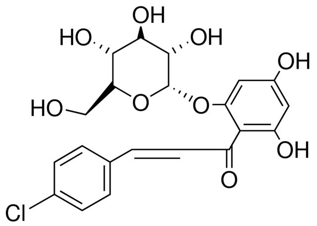 2-[3-(4-CHLOROPHENYL)ACRYLOYL]-3,5-DIHYDROXYPHENYL ALPHA-L-GLUCOPYRANOSIDE